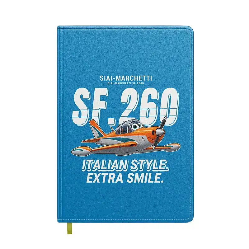 SIAI-Marchetti SF.260D - Cartoon - Notebook - Turquoise