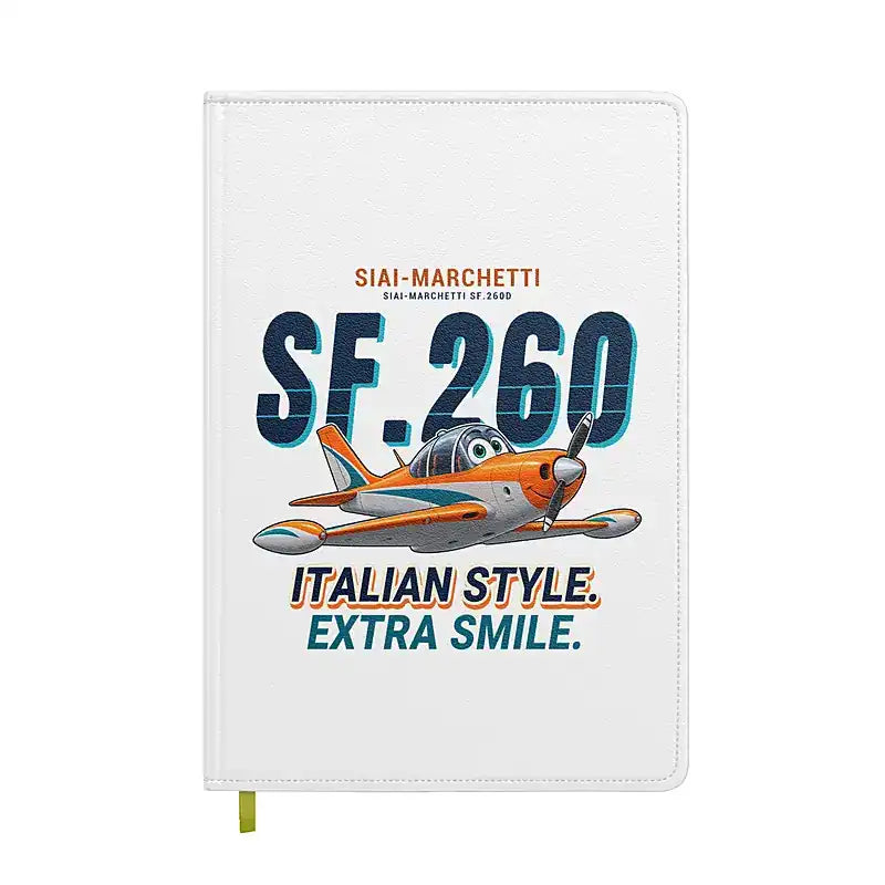 SIAI-Marchetti SF.260D - Cartoon - Notebook - White