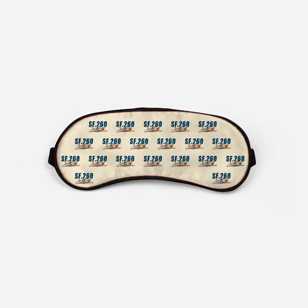 SIAI-Marchetti SF.260D - Cartoon Pattern - Sleep Mask - Beige