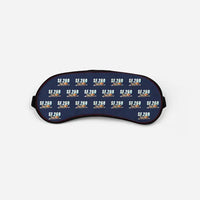 Thumbnail for SIAI-Marchetti SF.260D - Cartoon Pattern - Sleep Mask - Navy Blue