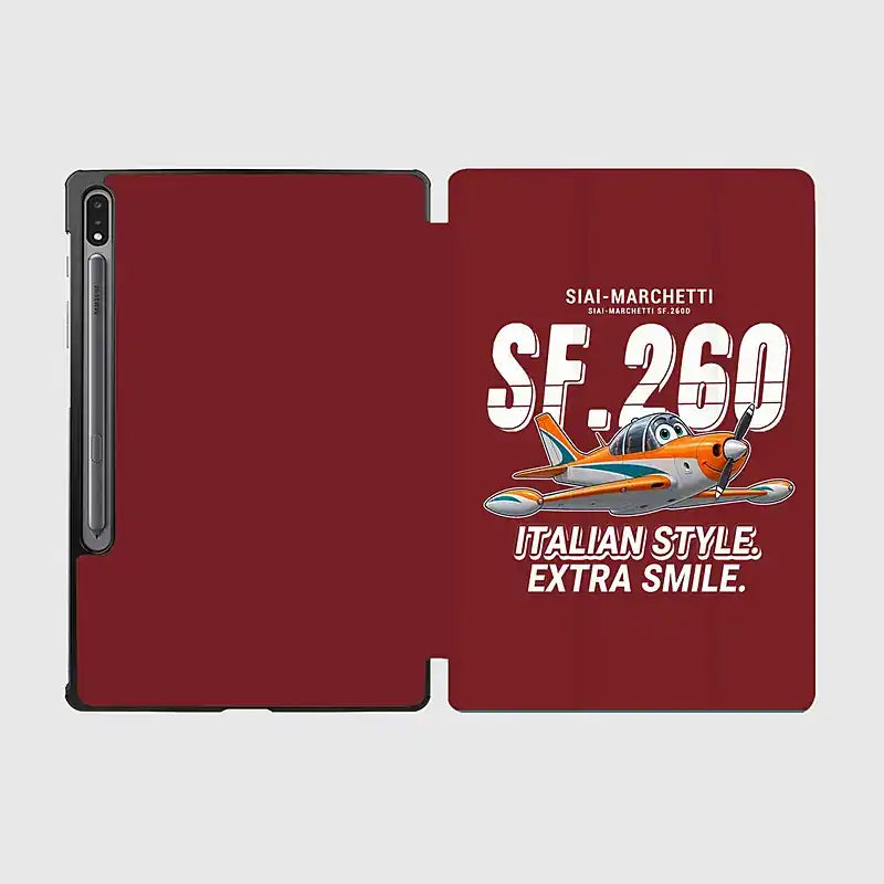 SIAI-Marchetti SF.260D - Cartoon - Samsung Tablet - Dark Red