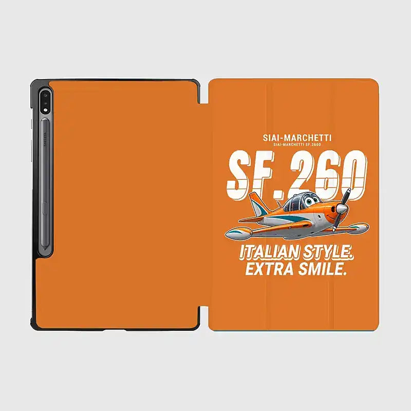 SIAI-Marchetti SF.260D - Cartoon - Samsung Tablet - Orange