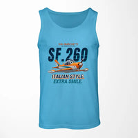 Thumbnail for SIAI-Marchetti SF.260D - Cartoon - Tank Top - Sky Blue