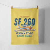 Thumbnail for SIAI-Marchetti SF.260D - Cartoon - Towel - Yellow
