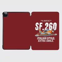 Thumbnail for SIAI-Marchetti SF.260D - Cartoon - iPad Case - Dark Red