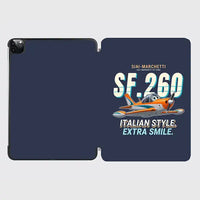 Thumbnail for SIAI-Marchetti SF.260D - Cartoon - iPad Case - Navy Blue