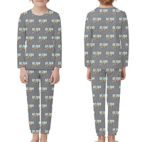 Thumbnail for SIAI-Marchetti SF.260D - Children Pajamas - Cartoon Pattern - Gray