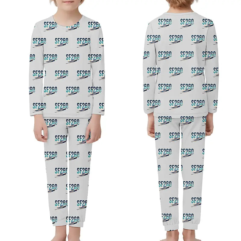 SIAI-Marchetti SF.260D - Children Pajamas - Original Pattern - Light Gray