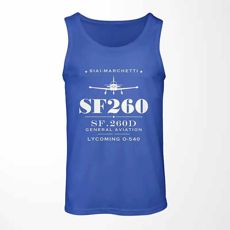 SIAI-Marchetti SF.260D - Heritage - Tank Top - Blue