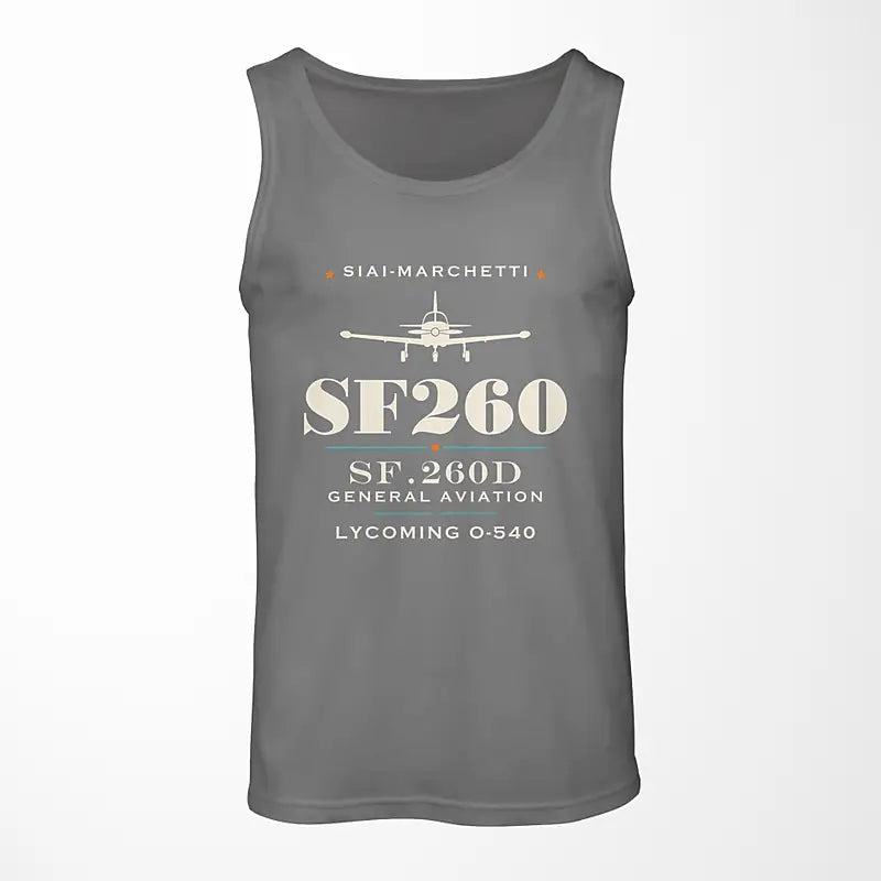 SIAI-Marchetti SF.260D - Heritage - Tank Top - Gray