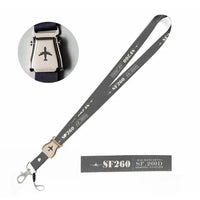 Thumbnail for SIAI-Marchetti SF.260D Lanyard & ID Holders seat belt lanyard - Heritage - Gray