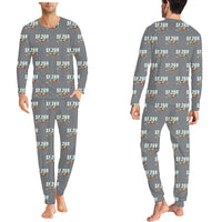 Thumbnail for SIAI-Marchetti SF.260D - Men Pajamas - Cartoon Pattern - Gray