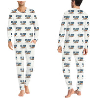 Thumbnail for SIAI-Marchetti SF.260D - Men Pajamas - Cartoon Pattern - White