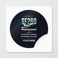 Thumbnail for SIAI-Marchetti SF.260D - Original + Name - Circle Sticker - Peel