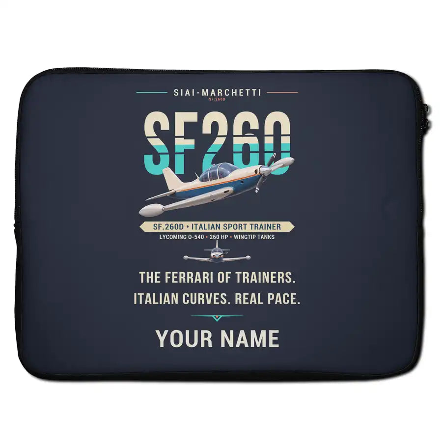 SIAI-Marchetti SF.260D - Original + Name - Laptop Sleeve