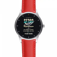 Thumbnail for SIAI-Marchetti SF.260D - Original + Name - Leather Strap - Red Leather Strap