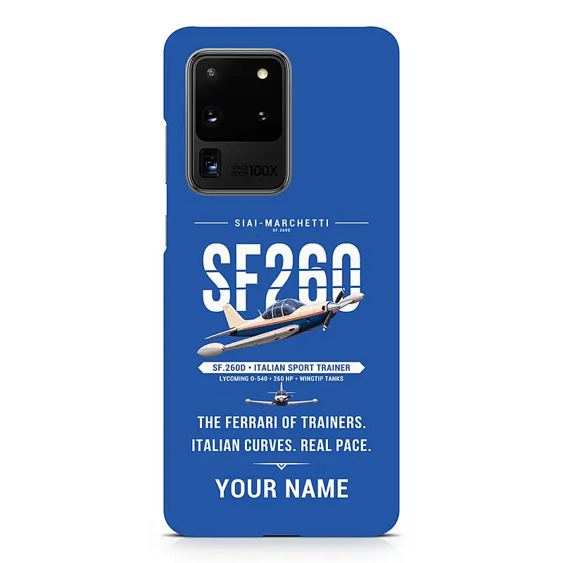 SIAI-Marchetti SF.260D - Original + Name - Samsung Case - Blue