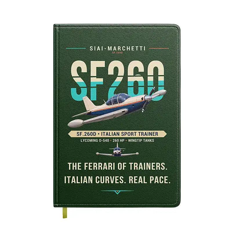 SIAI-Marchetti SF.260D - Original - Notebook - Dark Green