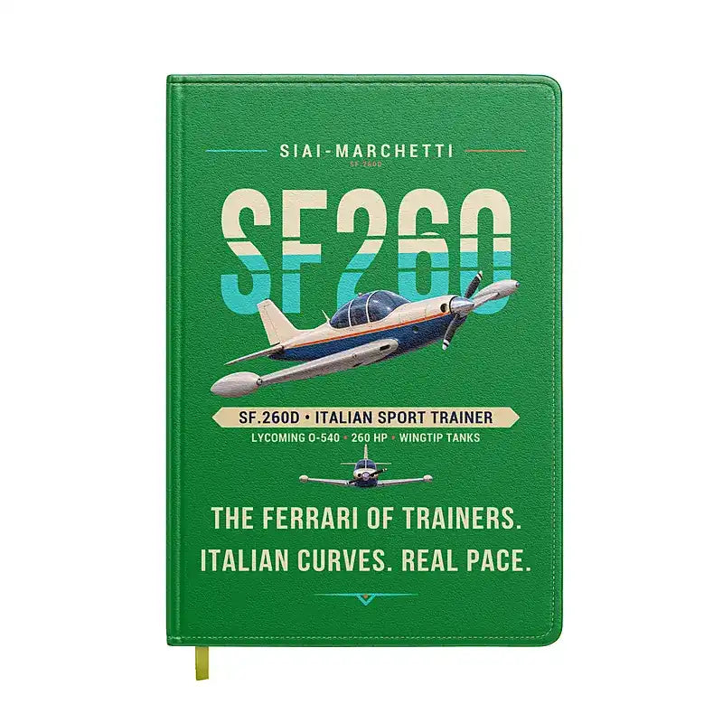 SIAI-Marchetti SF.260D - Original - Notebook - Green