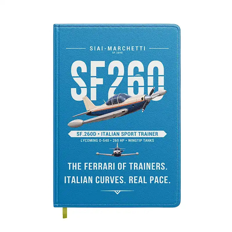 SIAI-Marchetti SF.260D - Original - Notebook - Turquoise
