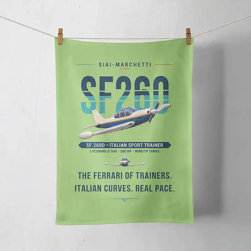 SIAI-Marchetti SF.260D - Original - Towel - Light Green
