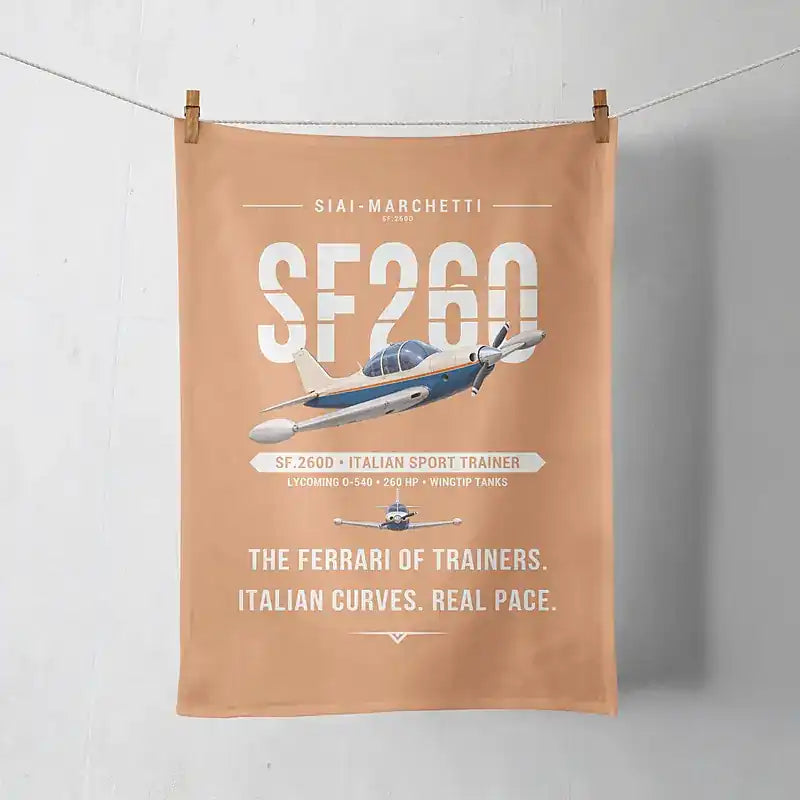 SIAI-Marchetti SF.260D - Original - Towel - Orange