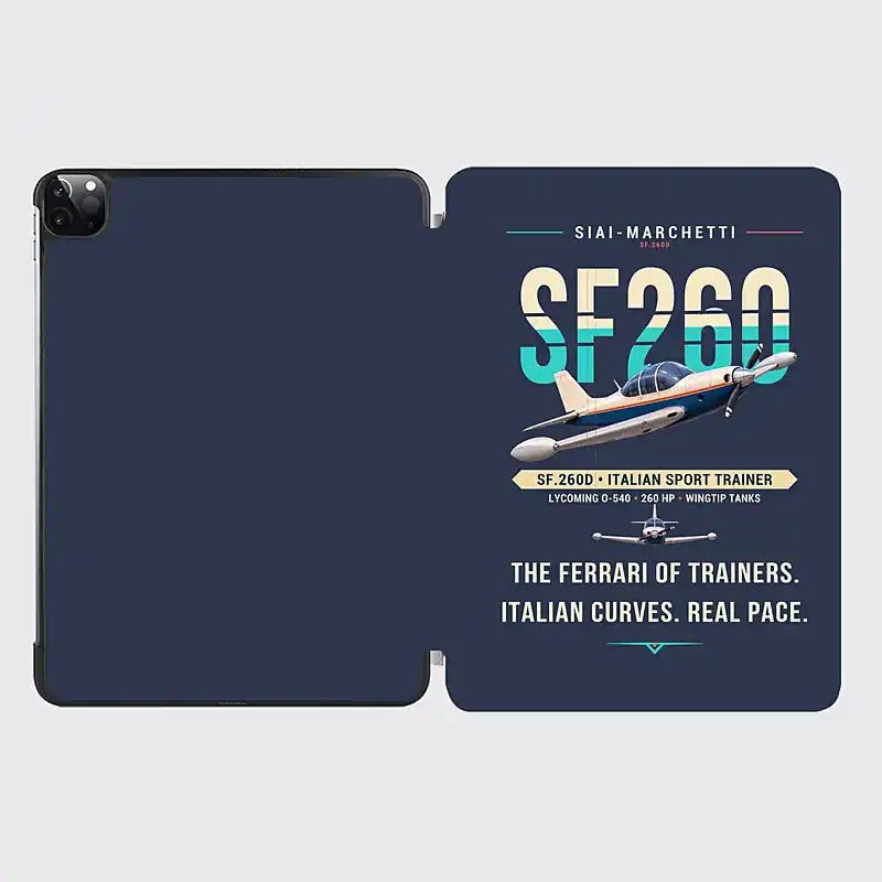 SIAI-Marchetti SF.260D - Original - iPad Case - Navy Blue