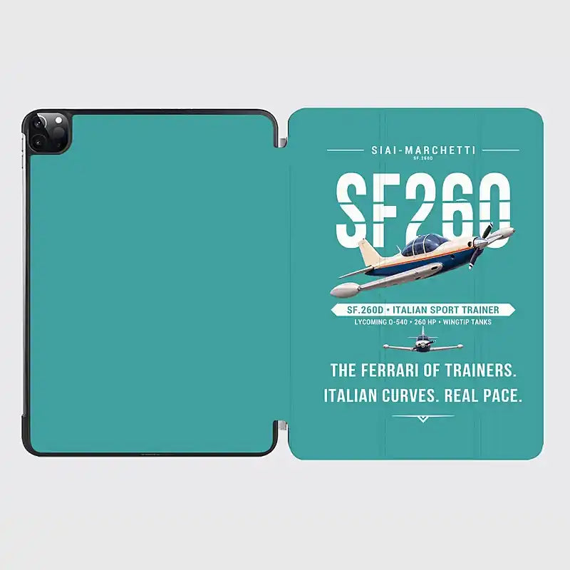 SIAI-Marchetti SF.260D - Original - iPad Case - Turquoise