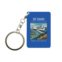 Thumbnail for SIAI-Marchetti SF.260D - Poster - Key Chain - Blue