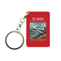 Thumbnail for SIAI-Marchetti SF.260D - Poster - Key Chain - Red