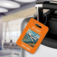 Thumbnail for SIAI-Marchetti SF.260D - Poster + Name - Luggage Tag - Orange