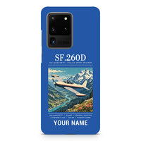 Thumbnail for SIAI-Marchetti SF.260D - Poster + Name - Samsung Case - Blue