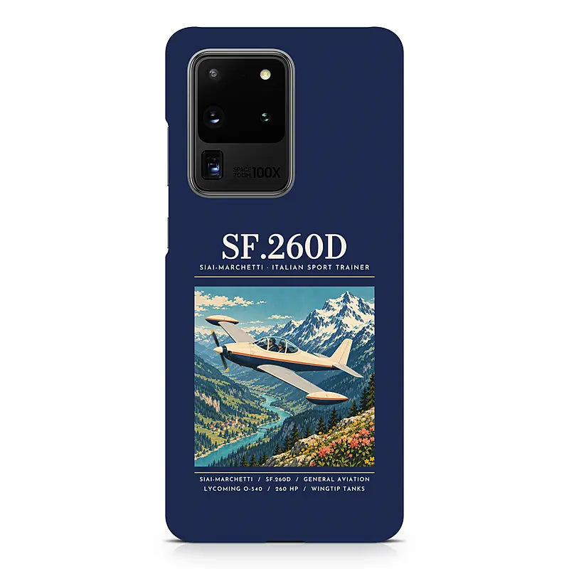 SIAI-Marchetti SF.260D - Poster - Samsung Case - Navy Blue