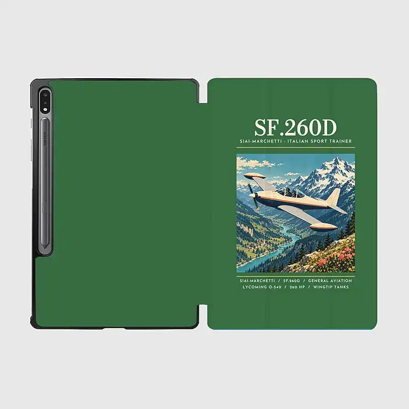 SIAI-Marchetti SF.260D - Poster - Samsung Tablet - Green