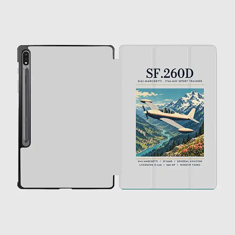 SIAI-Marchetti SF.260D - Poster - Samsung Tablet - Light Gray