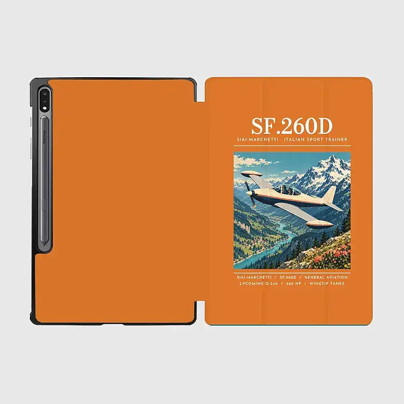 SIAI-Marchetti SF.260D - Poster - Samsung Tablet - Orange