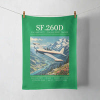 Thumbnail for SIAI-Marchetti SF.260D - Poster - Towel - Green