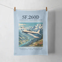 Thumbnail for SIAI-Marchetti SF.260D - Poster - Towel - Light Blue