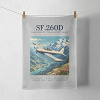 Thumbnail for SIAI-Marchetti SF.260D - Poster - Towel - Light Gray