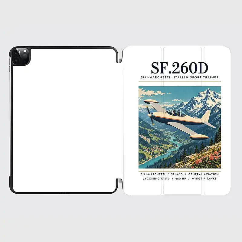 SIAI-Marchetti SF.260D - Poster - iPad Case - White