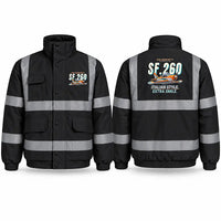 Thumbnail for SIAI-Marchetti SF.260D Reflective Winter Jackets - Cartoon - Black