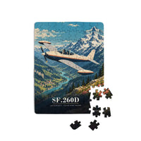Thumbnail for SIAI-Marchetti SF.260D - Vertical + Text - Canvas Puzzle
