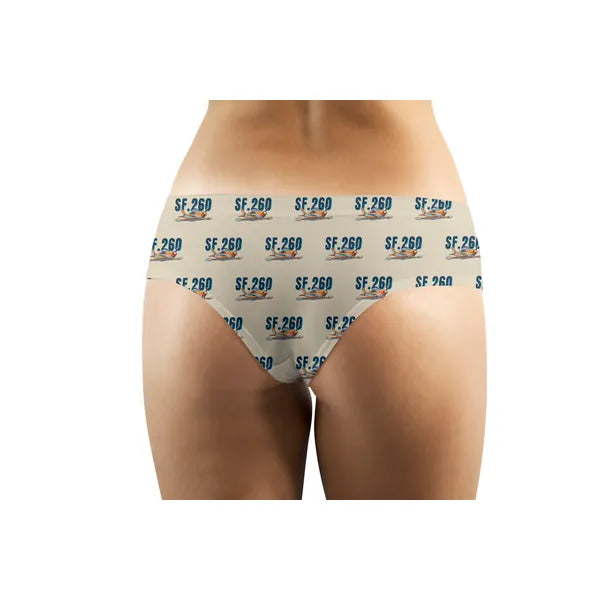 SIAI-Marchetti SF.260D - Women Panties - Cartoon Pattern - Beige - Back