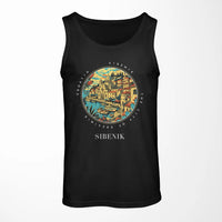Thumbnail for SIBENIK - Badge - Tank Top - Black