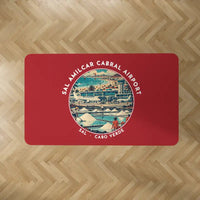Thumbnail for Sal Amílcar Cabral International Airport (SID) Carpets - Carpet Rectangle - Badge - Red