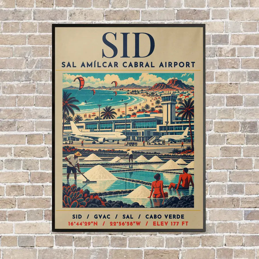 SID - Poster - Canvas Framed - Beige