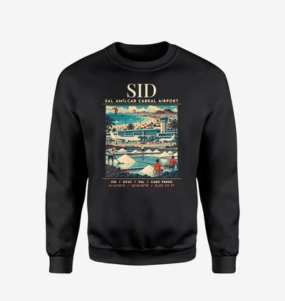 SID - Poster - Sweatshirt - Black