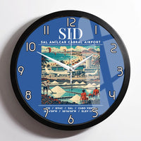 Thumbnail for SID - Poster - Wall Clock Framed - Blue
