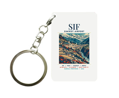 SIF - Poster - Key Chain - White
