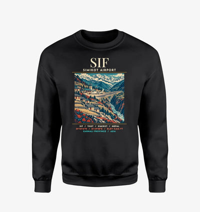 SIF - Poster - Sweatshirt - Black